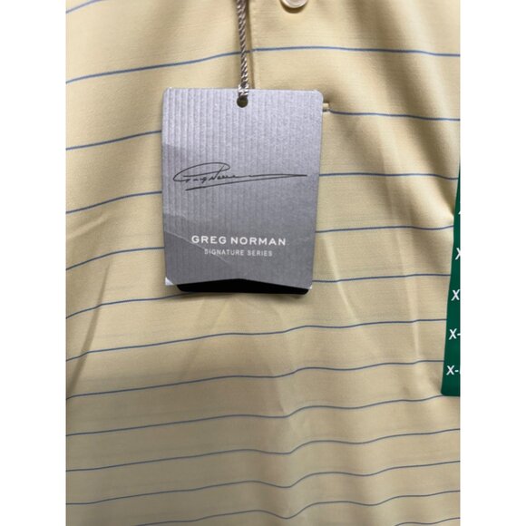 Greg Norman Signature Series Golf Polo Short Sleeve Collar Play Dry NWT Size XL - Picture 3 of 11